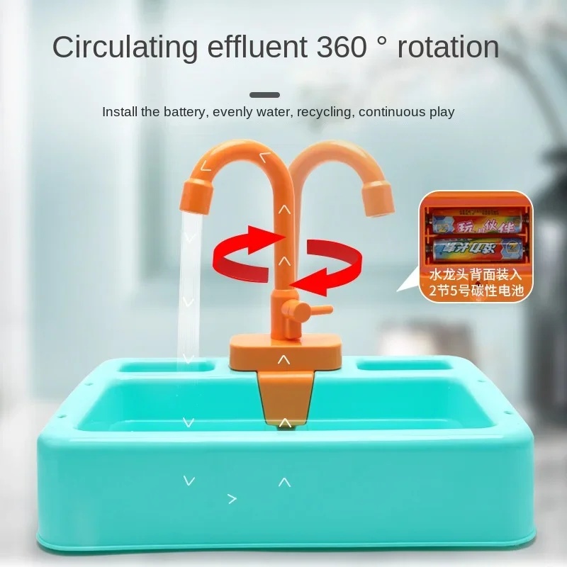 キッチンおもちゃ プラスチック製食器洗いシンクセット、子供向 - Kids Outdoor Kitchen Accessories のレビューと価格