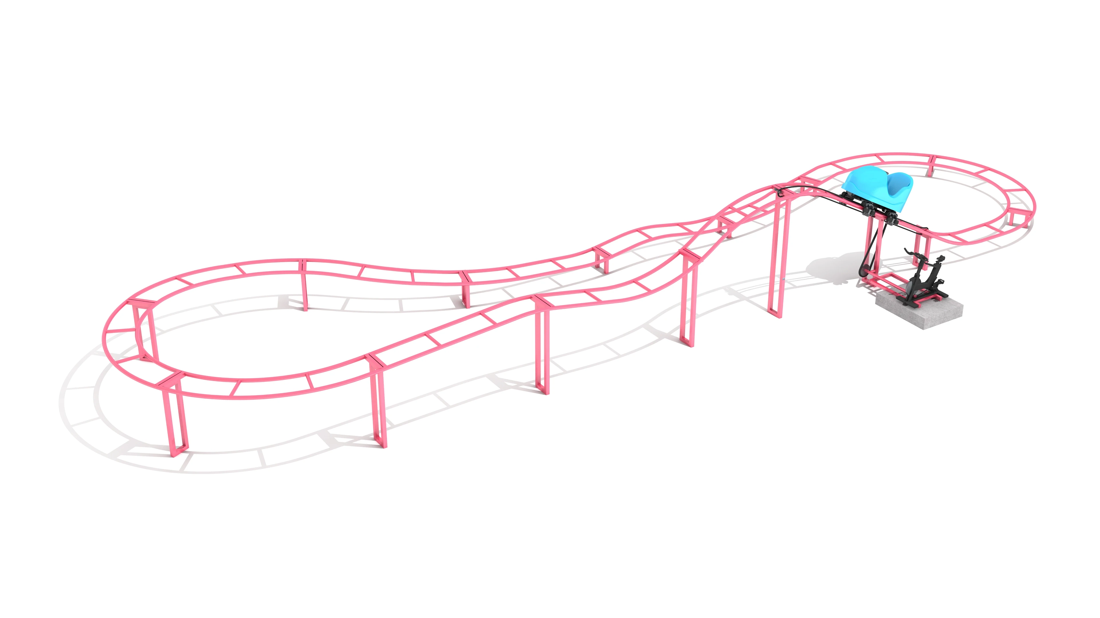 2026年激安販売スチール製子供用ローラーコースタートラック - Kids Outdoor Climbing Frame のレビューと価格