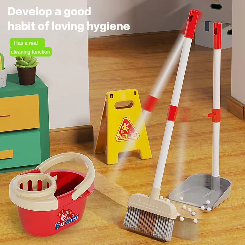 ごっこ遊びおもちゃ 子供用模擬清掃ツール 家庭用清掃ツール  - Kids Outdoor Broom のレビューと価格