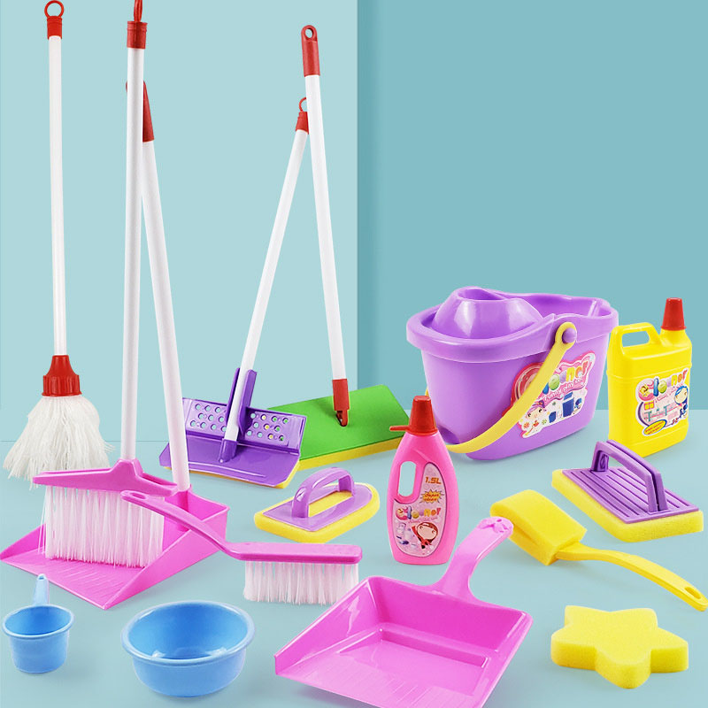 シミュレーションされた子供の掃除おもちゃ,ふり遊び,掃除セッ - Kids Outdoor Broom のレビューと価格